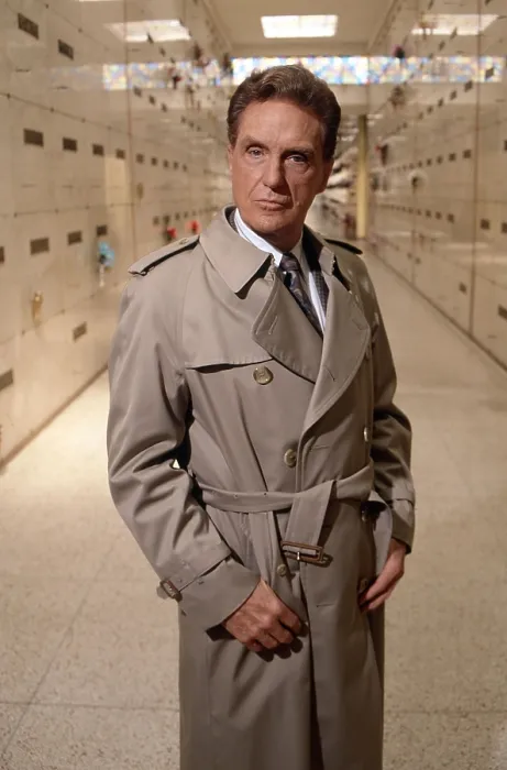 Framed Print : UNSOLVED MYSTERIES, host Robert Stack, 1987-2002 Framed Print : UNSOLVED MYSTERIES, host Robert Stack, 1987-2002
