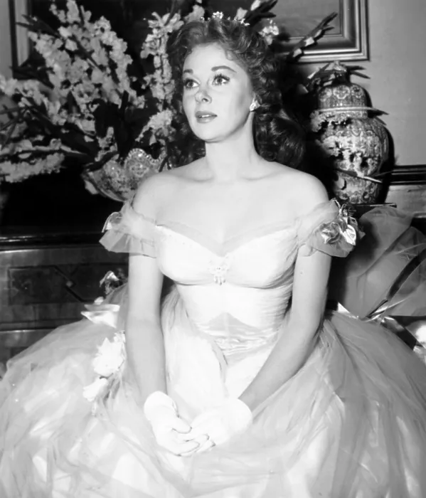 Framed Print : UNTAMED, Susan Hayward, on-set between takes, 1955, TM & Copyright 20th Century-Fox Film Corp. All rights reserved / courtesy Everett Collection