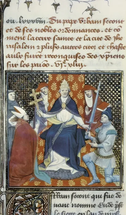 Framed Print : URBAN II (c. 1035 - 1099). Pope of the Catholic Church (1088-1099). He preached the First Crusade (1096-1099)