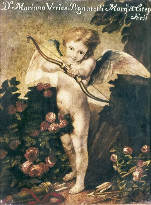 Framed Print : URRIES PIGNATELLI, Mariana (18th century-1806). Archer Love. 18th c. Oil on canvas. SPAIN. Madrid. St. Fernando Royal Academy Museum. AISA / Everett Collection**US SALES ONLY** Framed Print : URRIES PIGNATELLI, Mariana (18th century-1806). Archer Love. 18th c. Oil on canvas. SPAIN. Madrid. St. Fernando Royal Academy Museum. AISA / Everett Collection**US SALES ONLY**