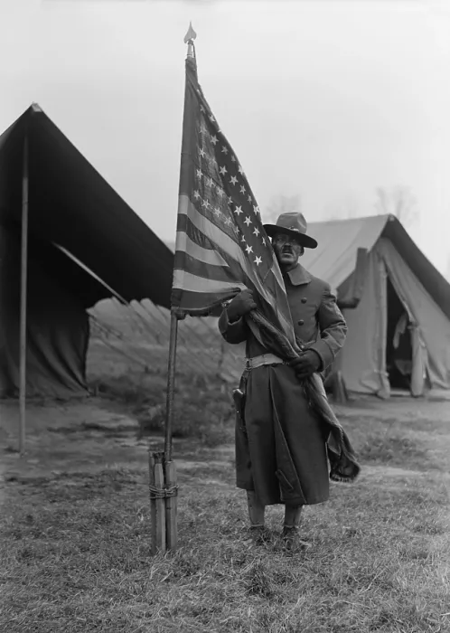 Framed Print : U.S. Army, African American soldier, ca. 1917