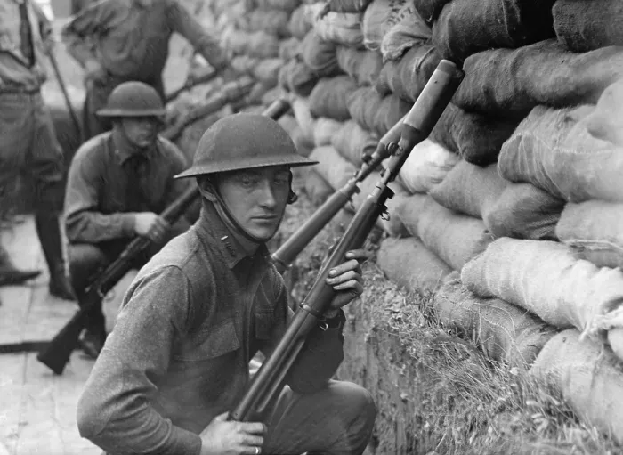 Framed Print : U.S. Army soldier, probably in training in 1917-18 near Washington, D.C. (BSLOC_2013_5_153) Framed Print : U.S. Army soldier, probably in training in 1917-18 near Washington, D.C. (BSLOC_2013_5_153)