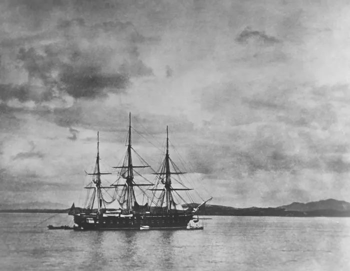 Framed Print : USS Frigate COLORADO in the Han River, Korea, during the Korean expedition of May-June, 1871 Framed Print : USS Frigate COLORADO in the Han River, Korea, during the Korean expedition of May-June, 1871