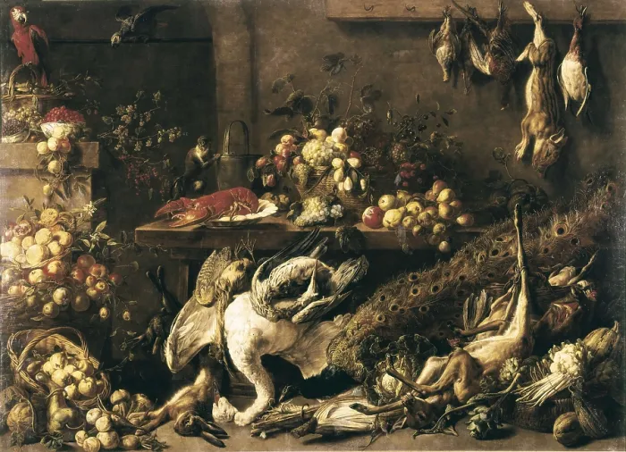 Framed Print : UTRECHT, Adriaen van (1599-1672). A Pantry. 1642. Flemish art. Oil on canvas. SPAIN. Madrid. Prado Museum. AISA / Everett Collection**US SALES ONLY**
