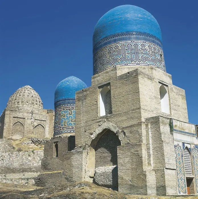 Framed Print : UZBEKISTAN. SAMARKAND. Samarkand. Shaji Zinda Necropolis. Mausoleums. Islamic art. AISA / Everett Collection**US SALES ONLY**