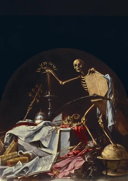 Framed Print : VALDeS LEAL, Juan de (1622-1690). In Ictu Oculi. ca. 1671. SPAIN. Sevilla. Church of San Jorge at the Hospital de la Caridad. Baroque art. Oil on canvas. - P
