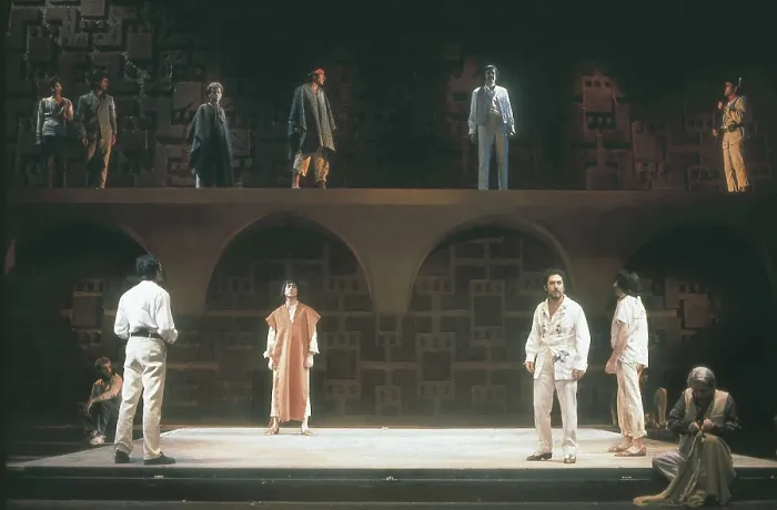 Framed Print : VALLE-INCLAN, Ramn Mara del Valle y Pea, named (1866-1936). 'Tirano Banderas'. Performance in Madrid (1974). AISA / Everett Collection**US SALES ONLY**