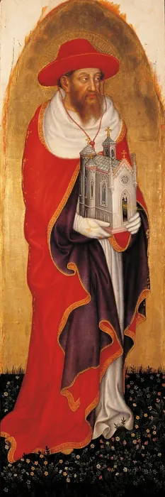 Framed Print : Valle Romita Polyptych, by Gentile di Niccol known as Gentile da Fabriano, 1405 - 1410 about, 15th Century, tempera and gold on wood, cm 157, 2 x 79, 5 - Italy, Lombardy, Milan