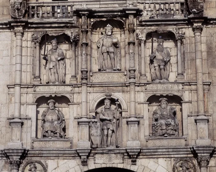 Framed Print : VALLEJOJuan de (16th century); COLONIAFrancisco de ( -1542). Arch of Santa Mara. 1537. SPAIN. Burgos. Niches