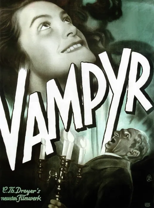 Framed Print : VAMPYR, from top on German poster art: Sybille Schmitz, Maurice Schutz, 1932 Framed Print : VAMPYR, from top on German poster art: Sybille Schmitz, Maurice Schutz, 1932