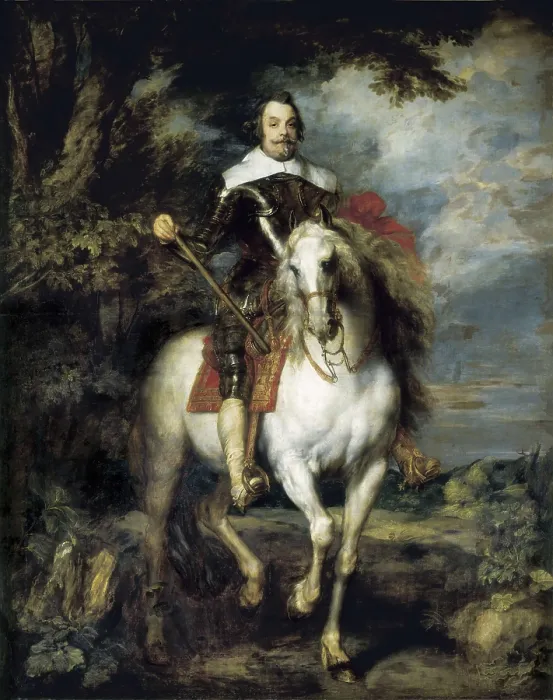 Framed Print : VAN DYCK, Sir Anthony (1599-1641). Palace of Versailles. Hall of Mirrors. 1678. Flemish art. Oil on canvas. FRANCE. Paris. Louvre Museum. AISA / Everett Collection**US SALES ONLY**