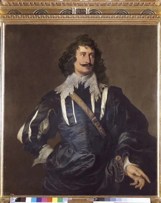 Framed Print : VAN DYCK, Sir Anthony (1599-1641). The Engraver Paul du Pont. 1635. Flemish engraver. Flemish art. Oil on canvas. SPAIN. Madrid. Prado Museum