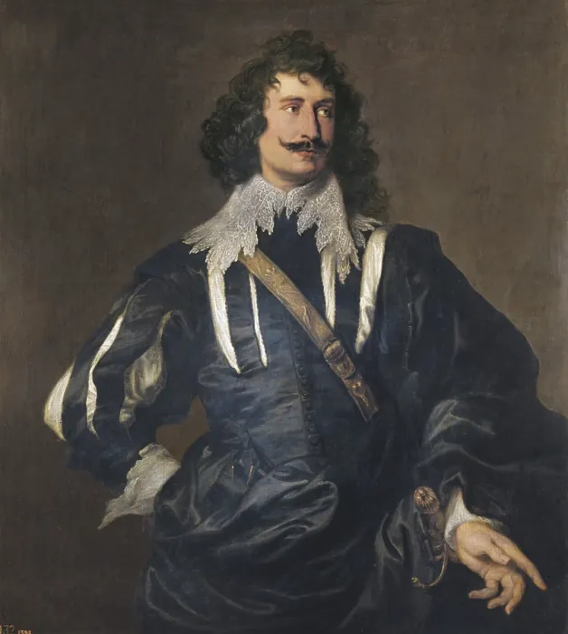 Framed Print : VAN DYCK, Sir Anthony (1599-1641). The Engraver Paul du Pont. 1635. Flemish engraver. Flemish art. Oil on canvas. SPAIN. Madrid. Prado Museum