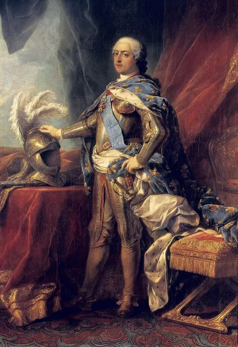 Framed Print : VAN LOO, Jean Baptiste (1684-1745). Louis XV. 1750. Rococo art. Oil on canvas. FRANCE. Versailles. National Museum of Versailles. AISA / Everett Collection**US SALES ONLY** Framed Print : VAN LOO, Jean Baptiste (1684-1745). Louis XV. 1750. Rococo art. Oil on canvas. FRANCE. Versailles. National Museum of Versailles. AISA / Everett Collection**US SALES ONLY**