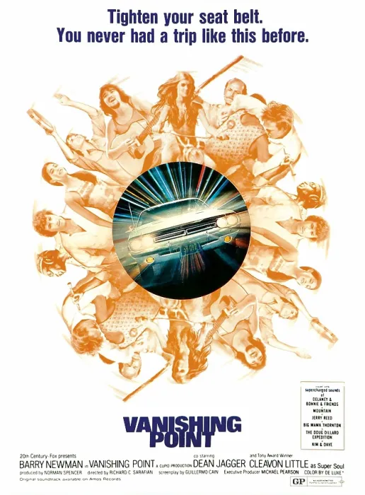 Framed Print : VANISHING POINT, US poster art, 1971, 20th Century Fox, TM & Copyright  /  Courtesy: Everett Collection