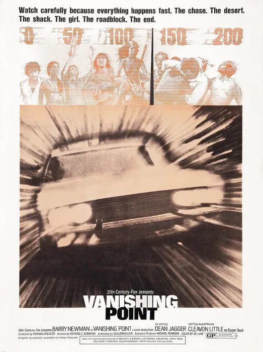 Framed Print : VANISHING POINT, US poster art, 1971. TM & Copyright 20th Century Fox Film Corp. All rights reserved / courtesy Everett Collection Framed Print : VANISHING POINT, US poster art, 1971. TM & Copyright 20th Century Fox Film Corp. All rights reserved / courtesy Everett Collection