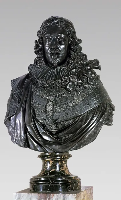 Framed Print : Varin, Jean (1604-1672). Bust of Louis XIII. ca. 1640. Sculpture on bronze. FRANCE. Paris. Louvre Museum. AISA / Everett Collection**US SALES ONLY**