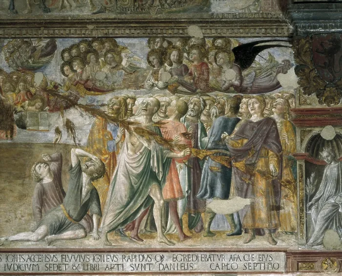 Framed Print : VECCHIETTA, Lorenzo di Pietro (1412-1490). Cappella del Sacro Chiodo or the Old Sacristy. 1446-1449. ITALY. Siena Framed Print : VECCHIETTA, Lorenzo di Pietro (1412-1490). Cappella del Sacro Chiodo or the Old Sacristy. 1446-1449. ITALY. Siena