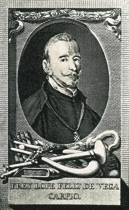 Framed Print : VEGA CARPIO, Flix Lope de (1562-1635). Portrait of Lope de Vega. Engraving. SPAIN. Madrid. National Library. AISA / Everett Collection**US SALES ONLY** Framed Print : VEGA CARPIO, Flix Lope de (1562-1635). Portrait of Lope de Vega. Engraving. SPAIN. Madrid. National Library. AISA / Everett Collection**US SALES ONLY**