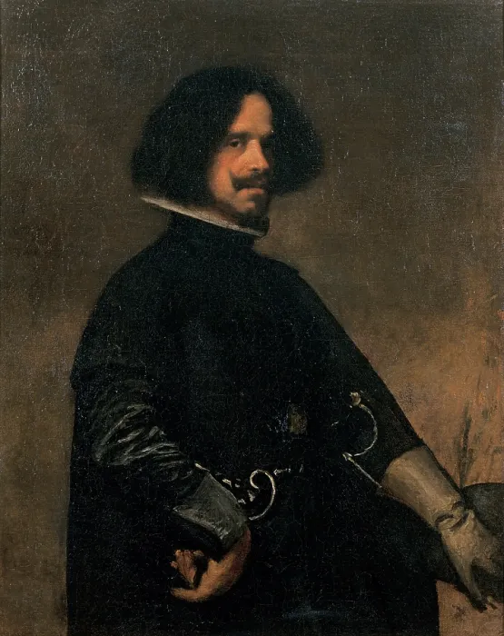 Framed Print : Vel zquez Diego Rodr guez de Silva y, Self-Portrait, 1631, 17th Century, oil on canvas, Italy, Tuscany, Florence
