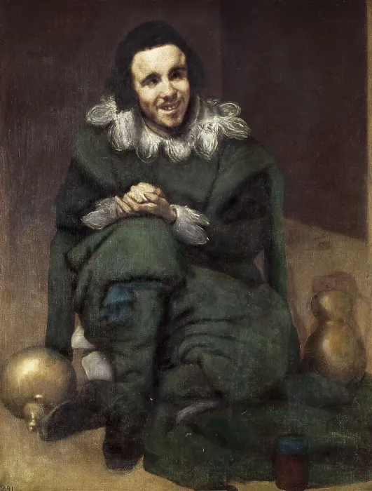 Framed Print : VELAZQUEZ, Diego Rodrguez de Silva (1599-1660). The Buffoon Calabacillas. 1636. Mistakenly called 'The Idiot of Coria'. Baroque art. Oil on canvas. SPAIN. Madrid Framed Print : VELAZQUEZ, Diego Rodrguez de Silva (1599-1660). The Buffoon Calabacillas. 1636. Mistakenly called 'The Idiot of Coria'. Baroque art. Oil on canvas. SPAIN. Madrid