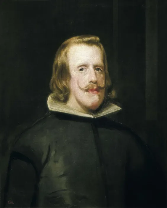 Framed Print : VELAZQUEZ, Diego Rodrguez de Silva (1599-1660). Portrait of Philip IV. 1652 - 1653. Bust portrait. Baroque art. Oil on canvas. AUSTRIA. Vienna