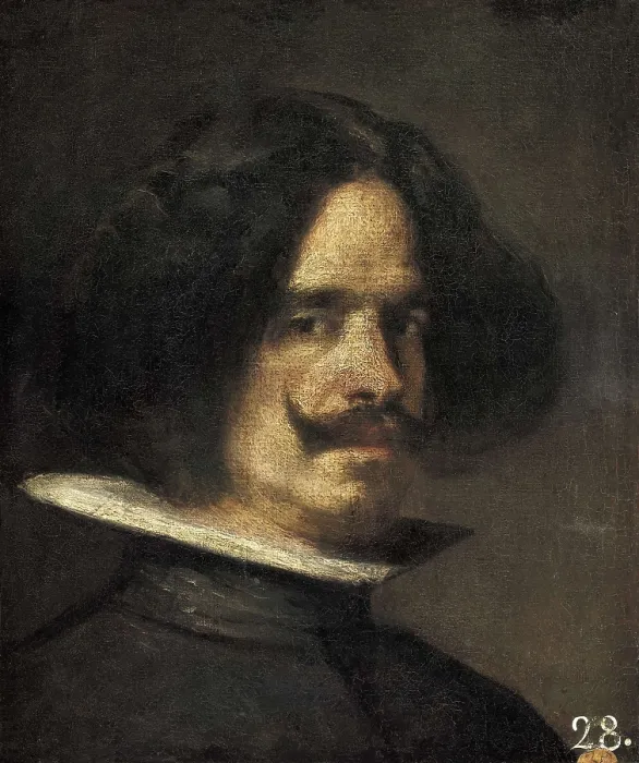 Framed Print : VELAZQUEZ, Diego Rodrguez de Silva (1599-1660). Self-portrait. ca. 1650. Oil on canvas. SPAIN. Valencia. San Pio V Fine Arts Museum. AISA / Everett Collection**US SALES ONLY**