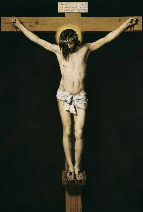 Framed Print : VELAZQUEZ, Diego Rodrguez de Silva (1599-1660). Christ Crucified. 1632. Baroque art. Oil on canvas. SPAIN. Madrid. Prado Museum. AISA / Everett Collection**US SALES ONLY** Framed Print : VELAZQUEZ, Diego Rodrguez de Silva (1599-1660). Christ Crucified. 1632. Baroque art. Oil on canvas. SPAIN. Madrid. Prado Museum. AISA / Everett Collection**US SALES ONLY**