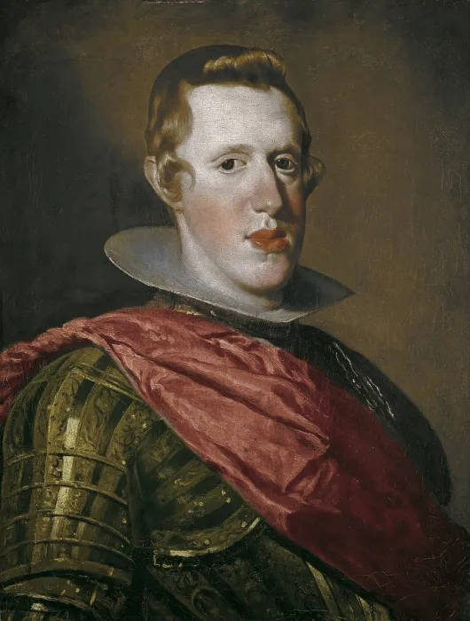 Framed Print : VELAZQUEZ, Diego Rodriguez de Silva (1599-1660). Portrait of Philip IV. 1628. King of Spain (1621-1665). Portrait with armour and General sash. Baroque art. Oil on canvas. SPAIN