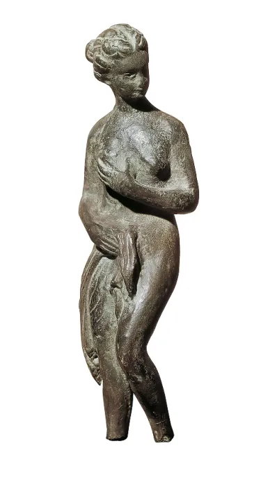 Framed Print : Venus of Badalona. 1st c. Roman art. Early Empire. Sculpture on bronze. SPAIN. Barcelona. Barcelona City History Museum. AISA / Everett Collection**US SALES ONLY**