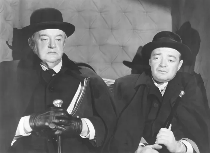 Framed Print : THE VERDICT, from left: Sydney Greenstreet, Peter Lorre, 1946 Framed Print : THE VERDICT, from left: Sydney Greenstreet, Peter Lorre, 1946