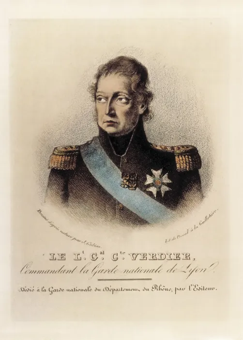 Framed Print : VERDIER, Jean Antoine, count of (1767-1839). Litography. AISA / Everett Collection**US SALES ONLY**