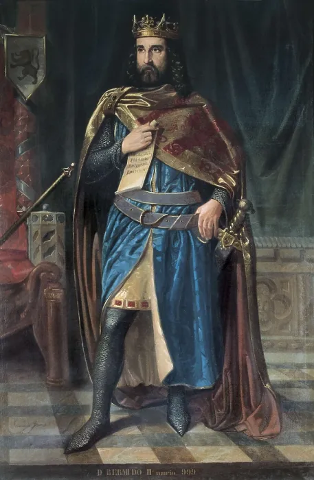Framed Print : VERMUDO II of Len (953-999). Oil on canvas. AISA / Everett Collection**US SALES ONLY**