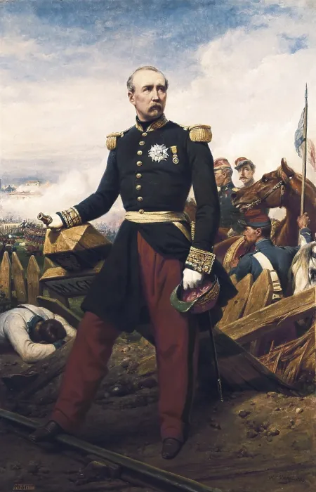 Framed Print : VERNET, Emil-Jean-Horace (1789-1863). Mac-Mahon, duke of Magenta. 1860. Oil on canvas. FRANCE. Versailles. National Museum of Versailles