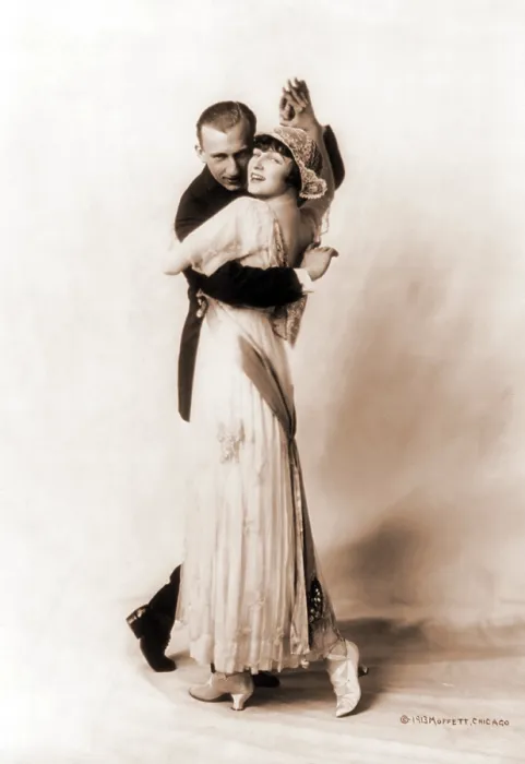 Framed Print : Vernon Blythe Castle (1887-1918), and wife, Irene, dancing. 1913
