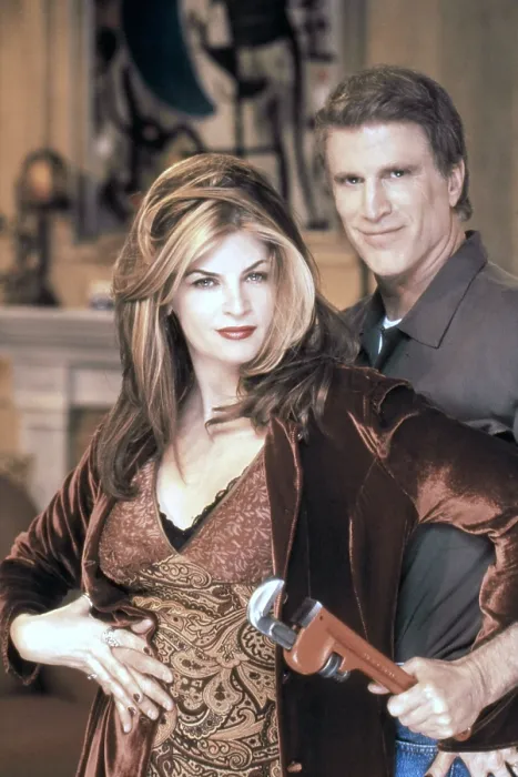 Framed Print : VERONICA'S CLOSET, from left: Kirstie Alley, Ted Danson, Veronica's $600, 000 Pop, (Season 1, ep, 114, aired Feb. 5, 1998), 1997-2000