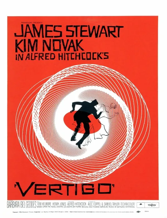 Framed Print : VERTIGO, poster art, 1958 Framed Print : VERTIGO, poster art, 1958