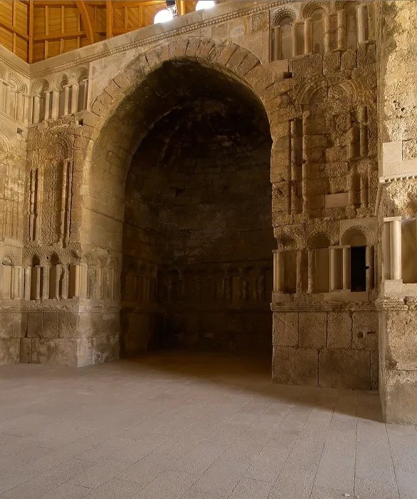 Framed Print : Vestibule of the Umayyad Palace, 724-743, 8th Century A.D. stone building - Jordan, Amman, Citadel. Detail Framed Print : Vestibule of the Umayyad Palace, 724-743, 8th Century A.D. stone building - Jordan, Amman, Citadel. Detail