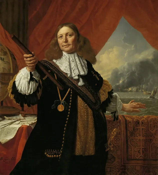 Framed Print : Vice-Admiral Johan de Liefde, by Bartholomeus van der Helst, 1668, Dutch painting, oil on canvas Framed Print : Vice-Admiral Johan de Liefde, by Bartholomeus van der Helst, 1668, Dutch painting, oil on canvas