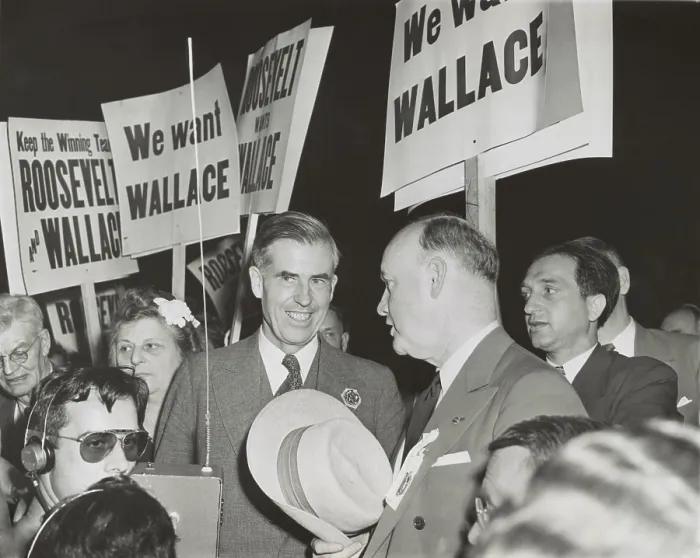Framed Print : Vice-President Henry Wallace at the Democratic National Convention in Chicago, July 20, 1944