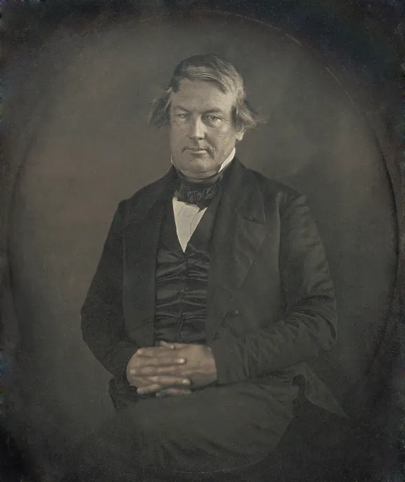 Framed Print : Vice President Millard Fillmore, in 1849 daguerreotype by Mathew Brady. Fillmore would secede to the presidency on the death of Zachary Taylor in July 1850