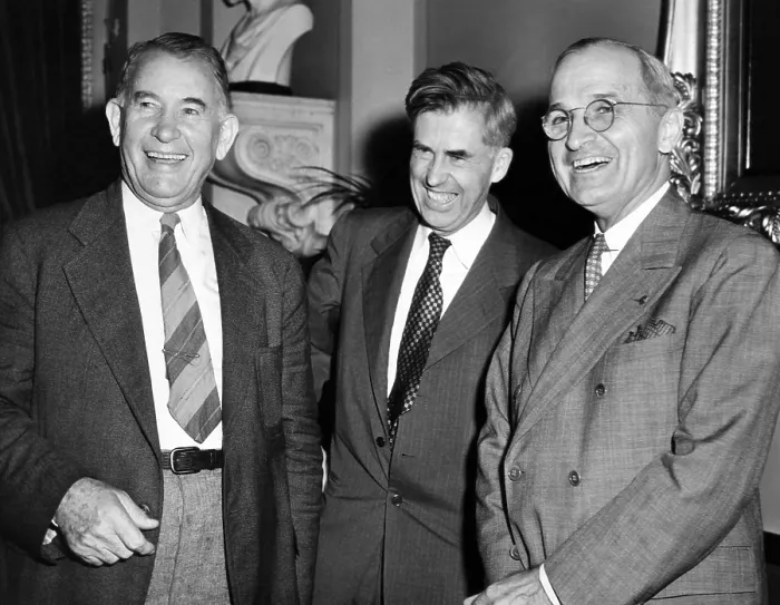 Framed Print : Three Vice Presidents. L-R: Alben Barkley, Henry Wallace, Harry Truman. Ca. 1940-44. (CSU_ALPHA_174) CSU Archives / Everett Collection Framed Print : Three Vice Presidents. L-R: Alben Barkley, Henry Wallace, Harry Truman. Ca. 1940-44. (CSU_ALPHA_174) CSU Archives / Everett Collection