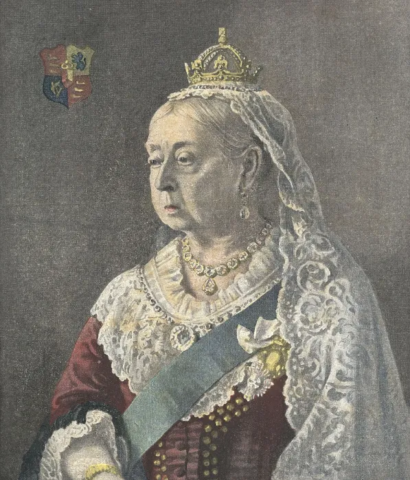 Framed Print : Victoria (1819-1901). Portrait from 'Le Petit Journal' (February 3rd1901). Engraving. Coleccin Gasca / AISA / Everett Collection (157102)**US SALES ONLY**