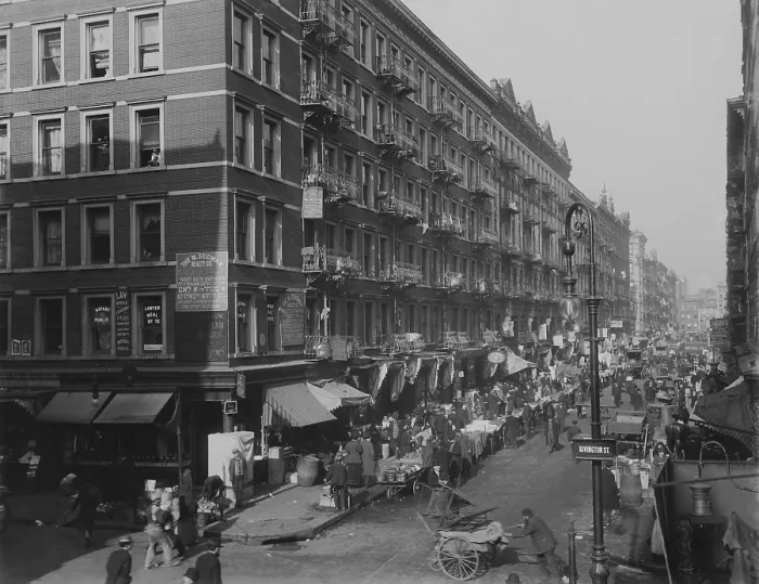 Framed Print : View from Rivington Street on New York City's Lower East Side Jewish neighborhood in 1909 Framed Print : View from Rivington Street on New York City's Lower East Side Jewish neighborhood in 1909