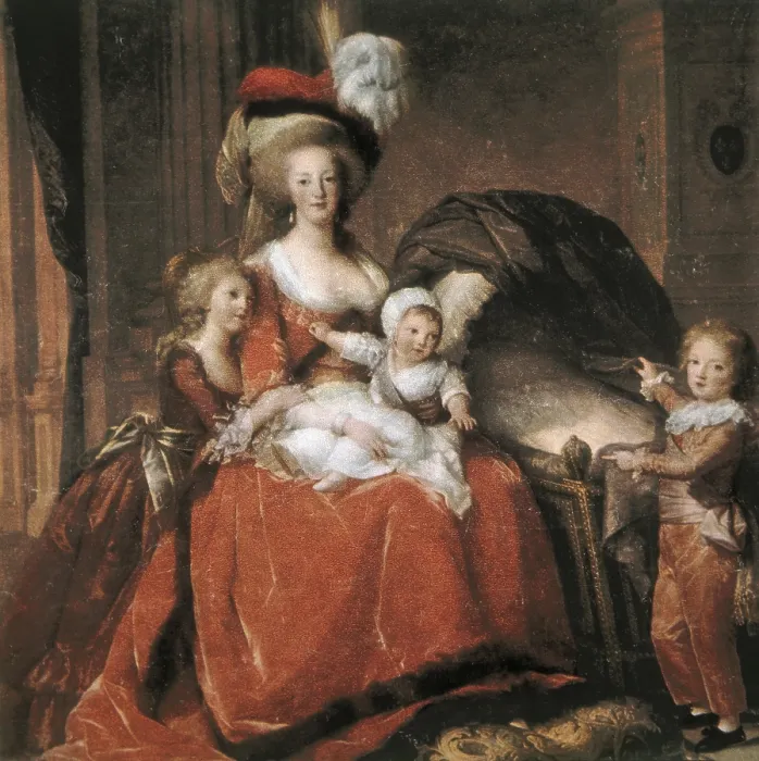 Framed Print : Vigee-Lebrun, Elisabeth (1755-1842). Marie Antoinette and her sons. 1787 Framed Print : Vigee-Lebrun, Elisabeth (1755-1842). Marie Antoinette and her sons. 1787