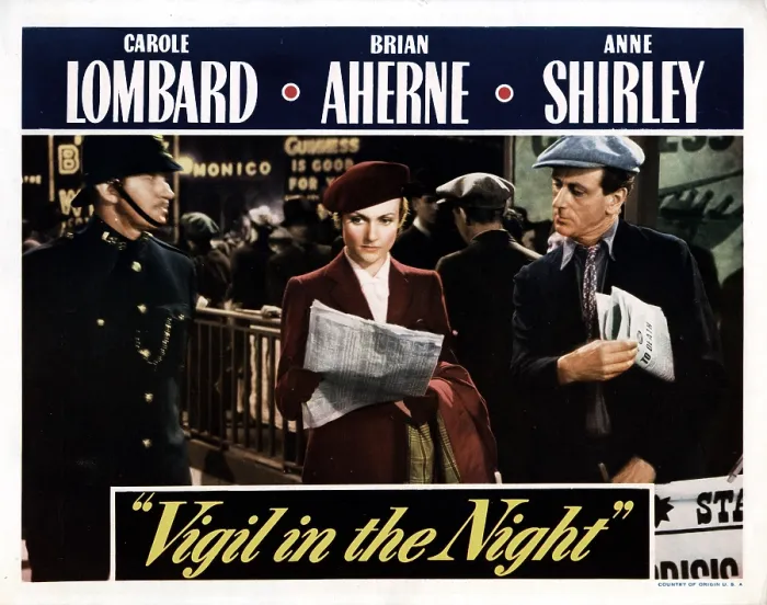 Framed Print : VIGIL IN THE NIGHT, Carole Lombard, 1940 Framed Print : VIGIL IN THE NIGHT, Carole Lombard, 1940