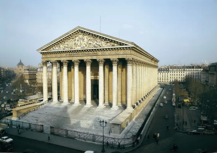 Framed Print : VIGNON, Pierre Alexandre (1763-1828). The Madeleine Church. 1806-1828. FRANCE. Paris. Neoclassicism. Architecture. AISA / Everett Collection**US SALES ONLY** Framed Print : VIGNON, Pierre Alexandre (1763-1828). The Madeleine Church. 1806-1828. FRANCE. Paris. Neoclassicism. Architecture. AISA / Everett Collection**US SALES ONLY**