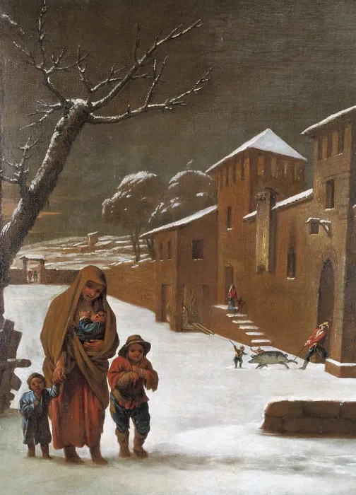 Framed Print : VILADOMAT i MANALT, Antoni (1678-1755). The Winter. Left detail. Baroque art. Oil on canvas. SPAIN. Barcelona. National Art Museum of Catalonia Framed Print : VILADOMAT i MANALT, Antoni (1678-1755). The Winter. Left detail. Baroque art. Oil on canvas. SPAIN. Barcelona. National Art Museum of Catalonia