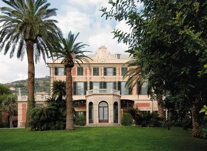 Framed Print : Villa Serra in Genoa Nervi, by Unknown Artist, 17th Century, - Italy, Liguria, Genoa, Nervi, Villa Serra