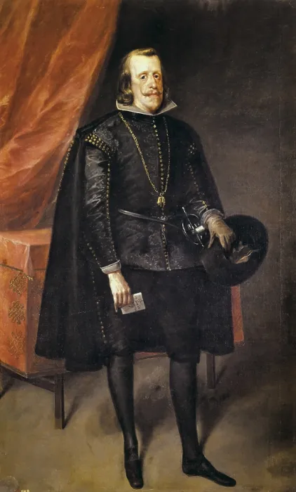 Framed Print : VILLAFRANCA Y MALAGON, Pedro de (c. 1615-1684). Portrait of Philip IV. circa 1657. Baroque art. Oil on canvas. SPAIN. Madrid. Prado Museum